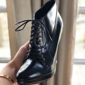 Burberry Prorsom Lace Up Booties